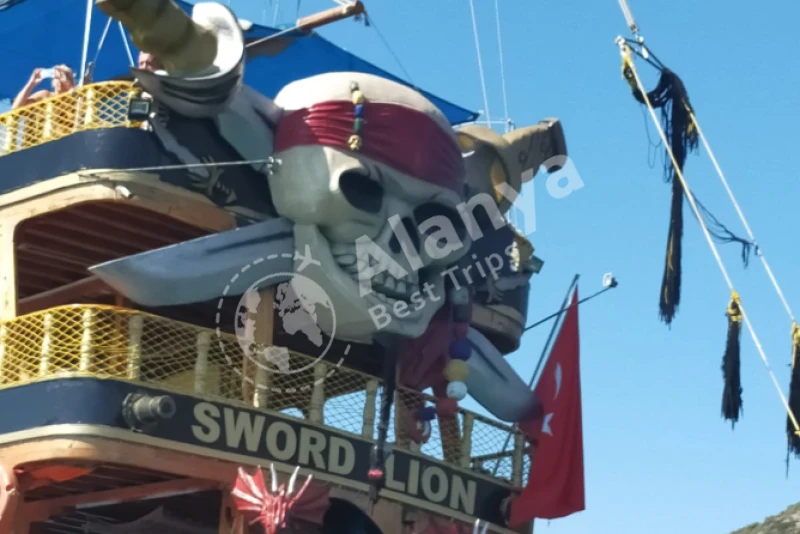 Экскурсия на пиратской лодке по Алании - 5